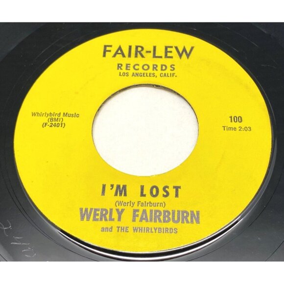 Werly Fairburn Thats Just How Bad It Is / Im Lost 45 Vinyl 60s Rockabilly VG+ - Picture 1 of 6